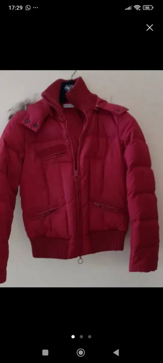 Giacca rossa imbottita