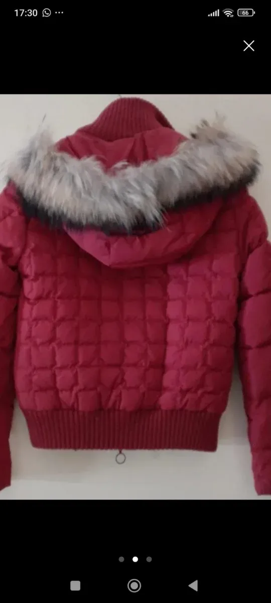 Giacca rossa imbottita