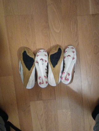 2 pares zapatillas fútbol sala y F11