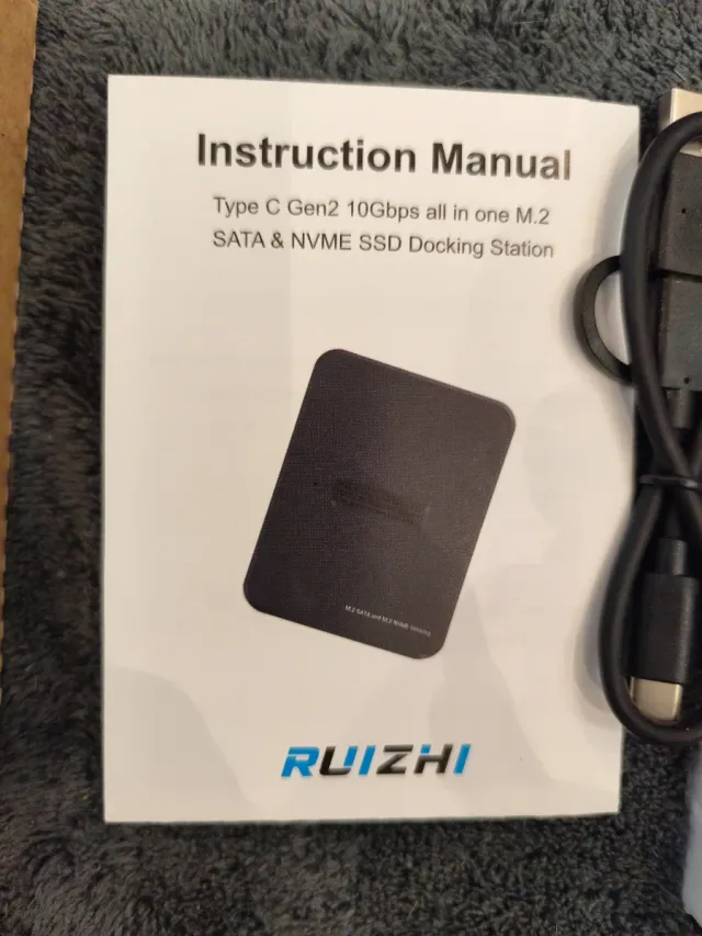 Estación Acoplamiento M.2 SATA NVME RUIZHI