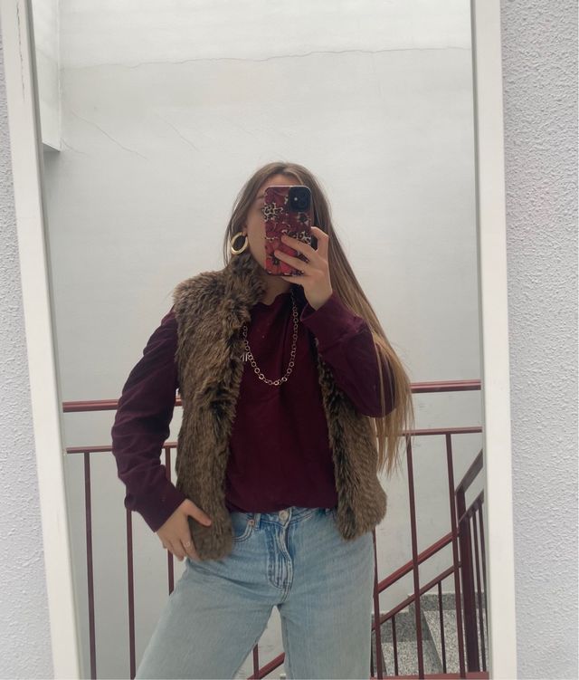 Chaleco pelo Cortefiel talla S 