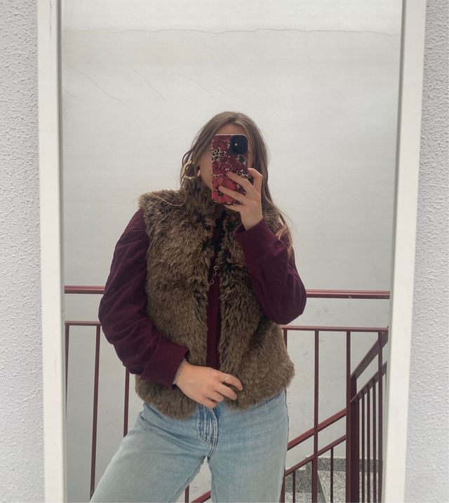 Chaleco pelo Cortefiel talla S 