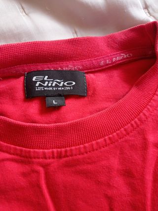Camiseta El Niño Manga Larga Roja