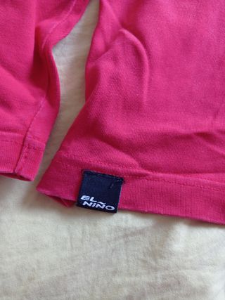 Camiseta El Niño Manga Larga Roja