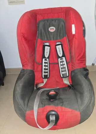 Silleta coche grupo 1-2-3 roja