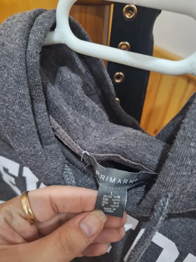 Sudadera gris New York 74