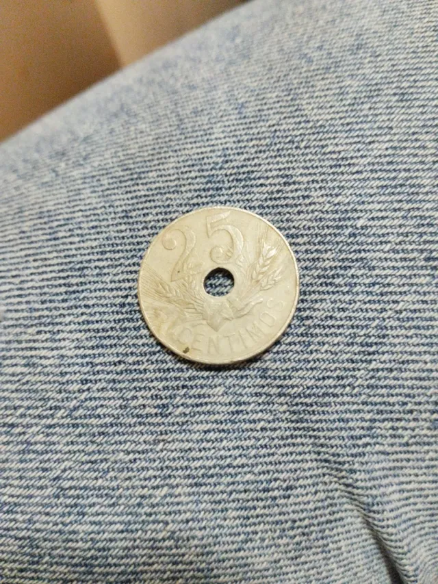 Moneda 25 céntimos 1927