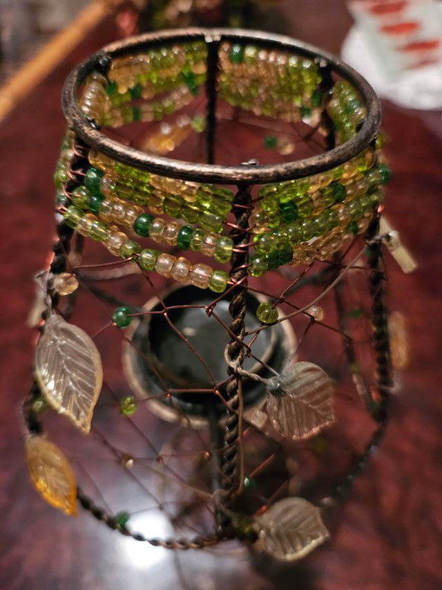 Porta candela decorativo