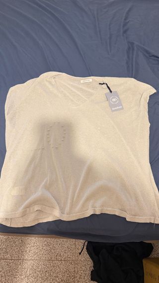 Camisa Beige Vintage Style Talla Única