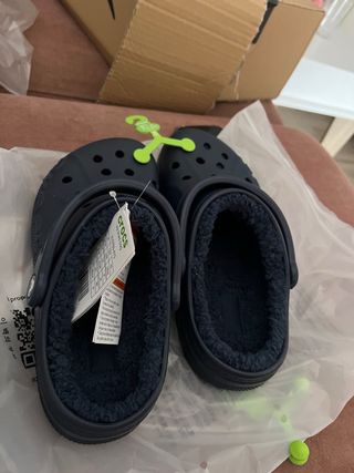 Crocs forradas pelo azul nuevas talla [Talla]