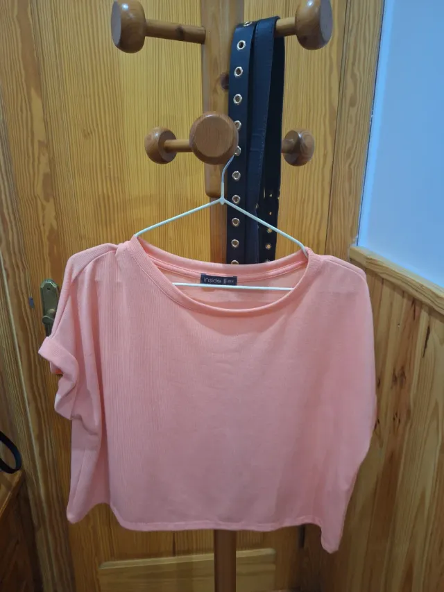 Camiseta Inside rosa talla M