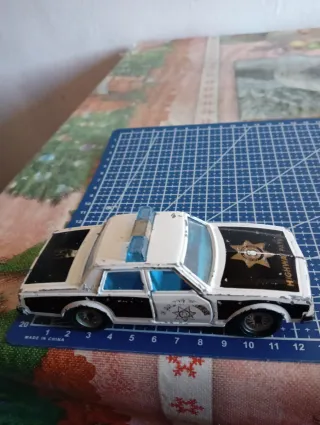 Coche Patrulla Highway Patrol Majorette Vintage