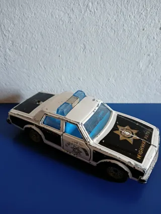 Coche Patrulla Highway Patrol Majorette Vintage