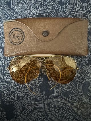 Gafas de sol Ray-Ban Aviator doradas