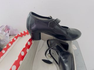 Zapatos de Flamenco Pasos de Baile Negros talla 30