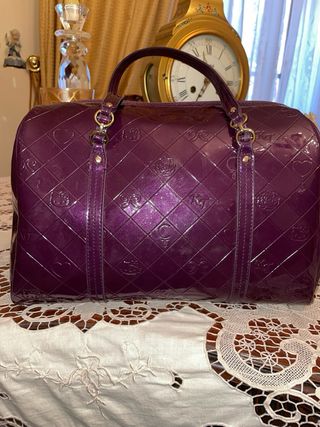 Bauletto Hello Kitty vernice viola di camomilla 