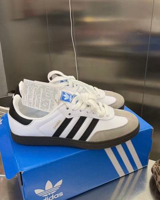 Adidas Samba Blanco/Gris