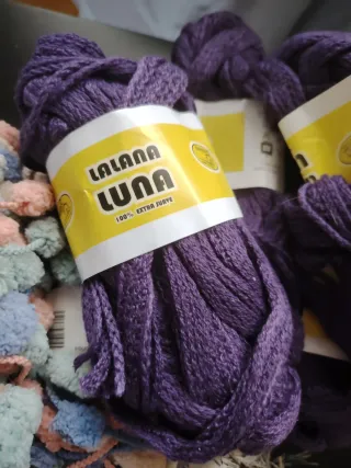 Lote de lanas fantasía