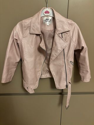 Giubbino ecopelle bambina Original Marines