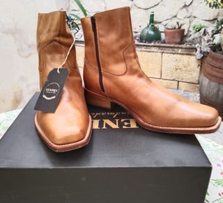 Botines piel Sendra hombre color libano
