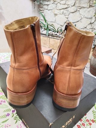 Botines piel Sendra hombre color libano
