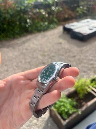 Reloj Rolex Oyster Verde
