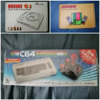 Lote 3 consolas mini retro