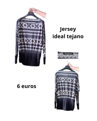 Jersey estampado talla única