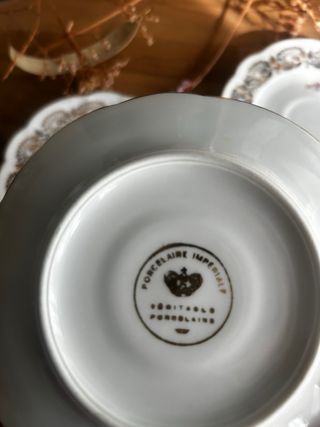 Platitos de porcelana francesa