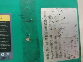 Batería Litio 48V 17.5Ah a Revisar