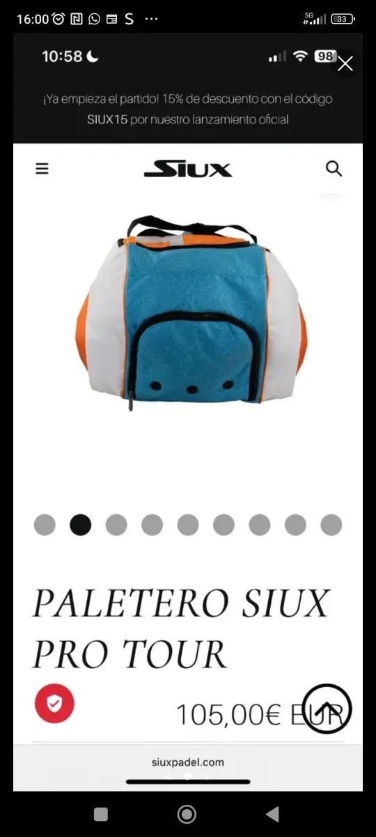 Paletero Siux Pro Tour