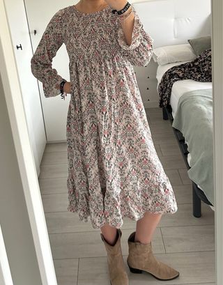 Vestido floral multicolor