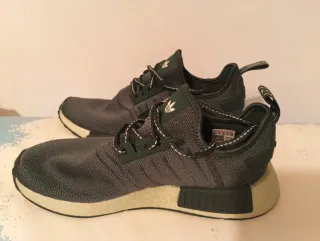 Deportivas Adidas Gris y Verde Adidas NM