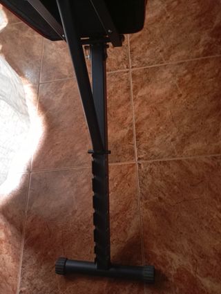 Banco de pesas reclinable y plegable