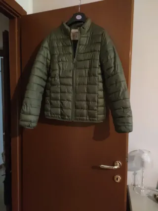 Piumino Pull&Bear donna verde