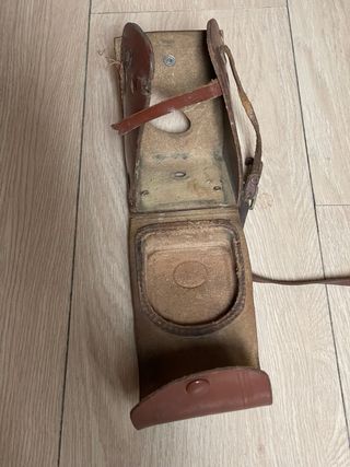 Funda de cuero para cámara vintage