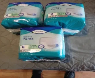 Lote 3 Paquetes talla G