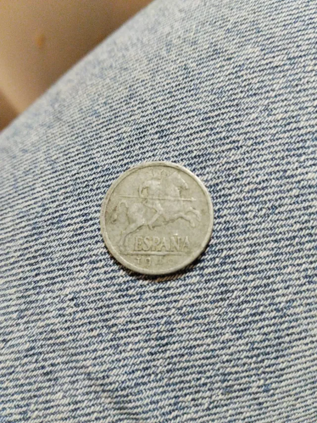 Moneda 10 céntimos España 1940