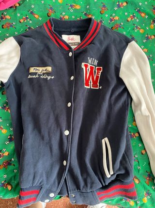 Chaqueta Bosk azul y blanca Talla S