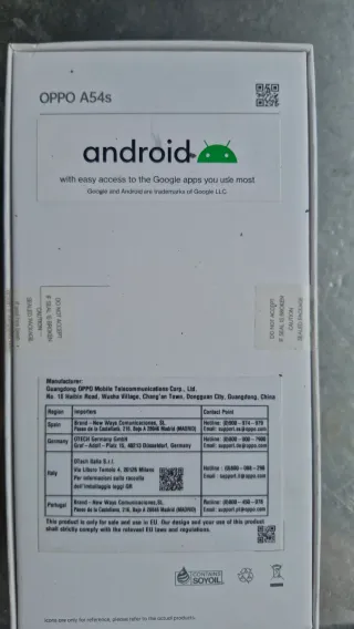 NUEVO Oppo A54s 4GB 128GB Azul