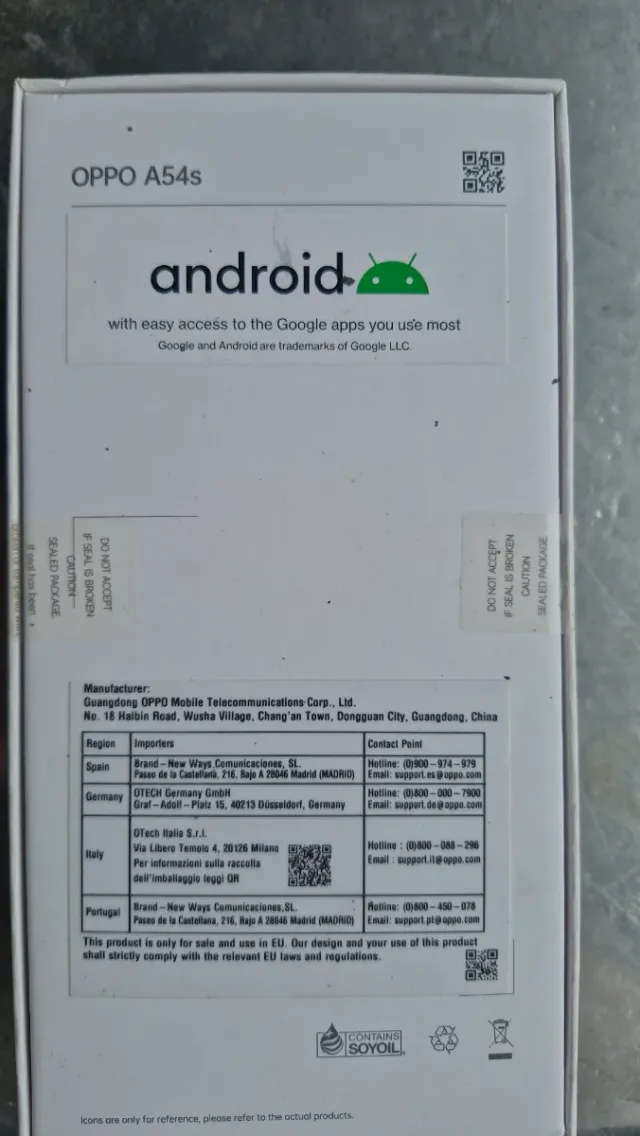 Oppo A54s 4GB 128GB Azul