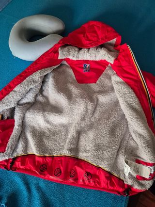 K-Way Giubbino Invernale Bambino 10 Anni Rosso