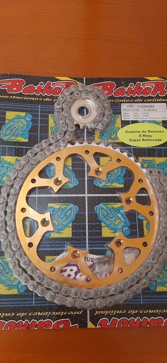 KIT TRANSMISIÓN YAMAHA WR 250 4T AÑO 2001/2004.