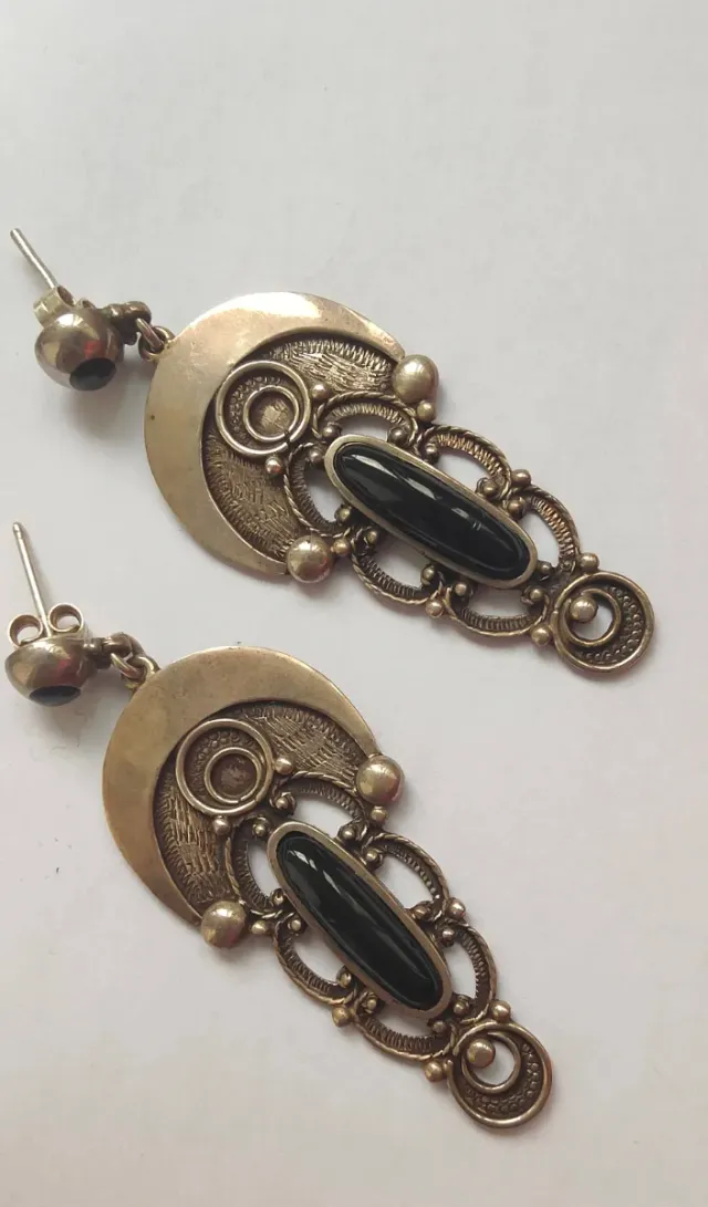 Pendientes Plata y Azabache
