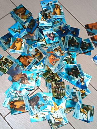 Lotto 117 Card Olografiche Era Glaciale