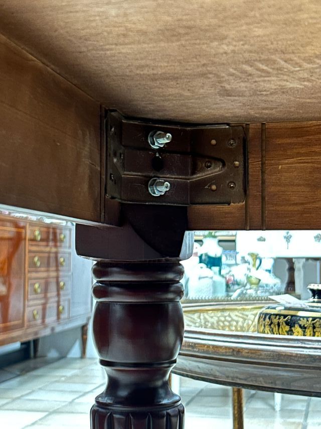 Mesa Clásica Cristal y Madera