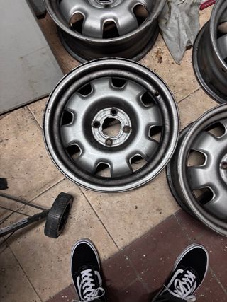 Llantas Chapa Clio 1.8 16v (4 unidades)
