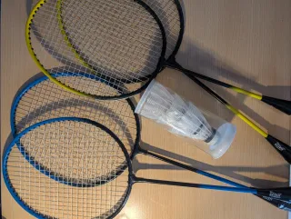 Set de Bádminton: 4 Raquetas + Red