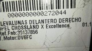Elevalunas del der opel 39137856 crossland 272044