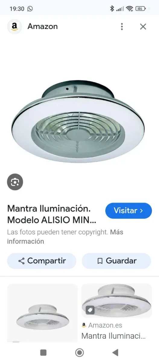 Ventilador de techo Alisio Mantra